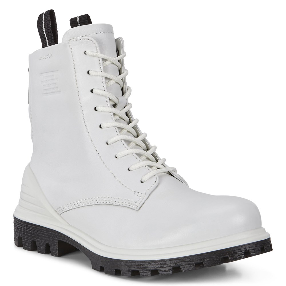 Womens Boots - ECCO Tredtray - White - 3149NHFIS